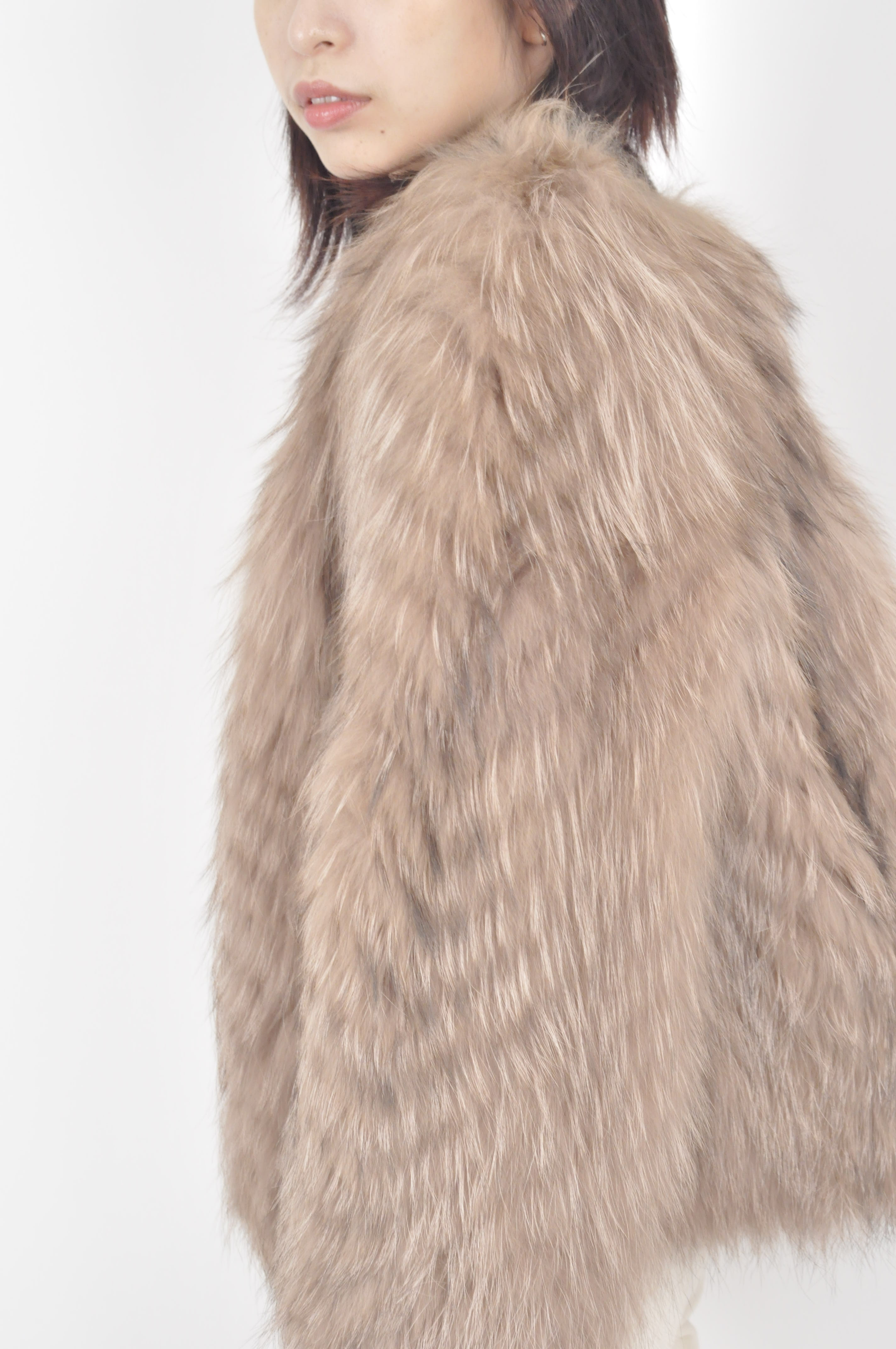 Real Fur Coat Women Real Natural Raccoon Fur Hooded Coat Outwear Winter Thick Warm Real Fur Winter J
