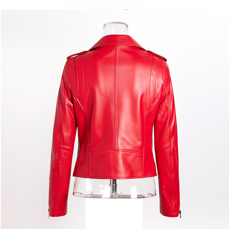 2021 spring and autumn real leather sheepskin leather clothes women's short style European and Ameri