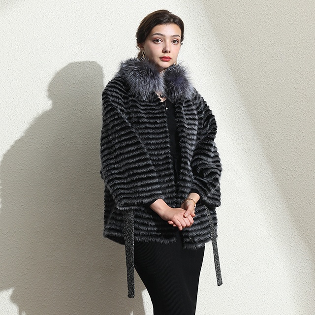 Fashion Women's reversible mink coat (custom women's mink coat)
