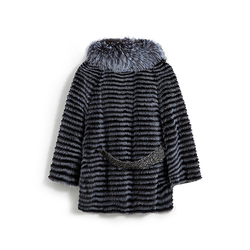 Fashion Women's reversible mink coat (custom women's mink coat)