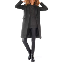 Black European and American style Custom women coats plus size women's coats wool coats for women