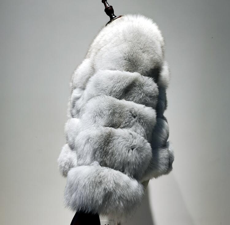 Wholesale Ladies Winter Real Fox Fur Coats Women Fox Fur Jacket Coats customize