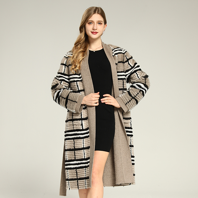 Best-selling custom women's wear - Winter Warm mink coat real natural mink coat High quality double 