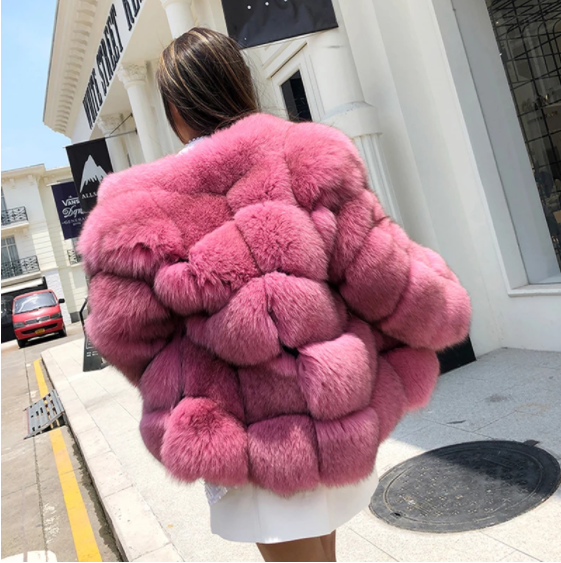 winter jacket women long parka real fur coat natural fox fur collar jacket army green long parka fas