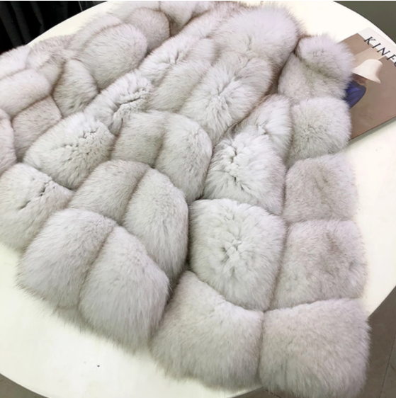 winter jacket women long parka real fur coat natural fox fur collar jacket army green long parka fas