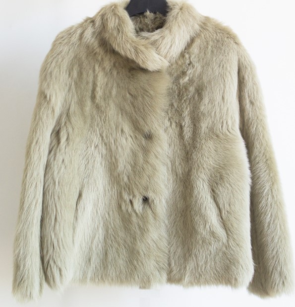 luxury high quality customized Faux Fur coat women's sheep fur women's mid-length coat