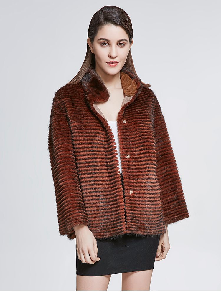 Wholesale Fur Coat Custom Quality Design Fashionable Noble Real Mink Fur Coats For Women Winter