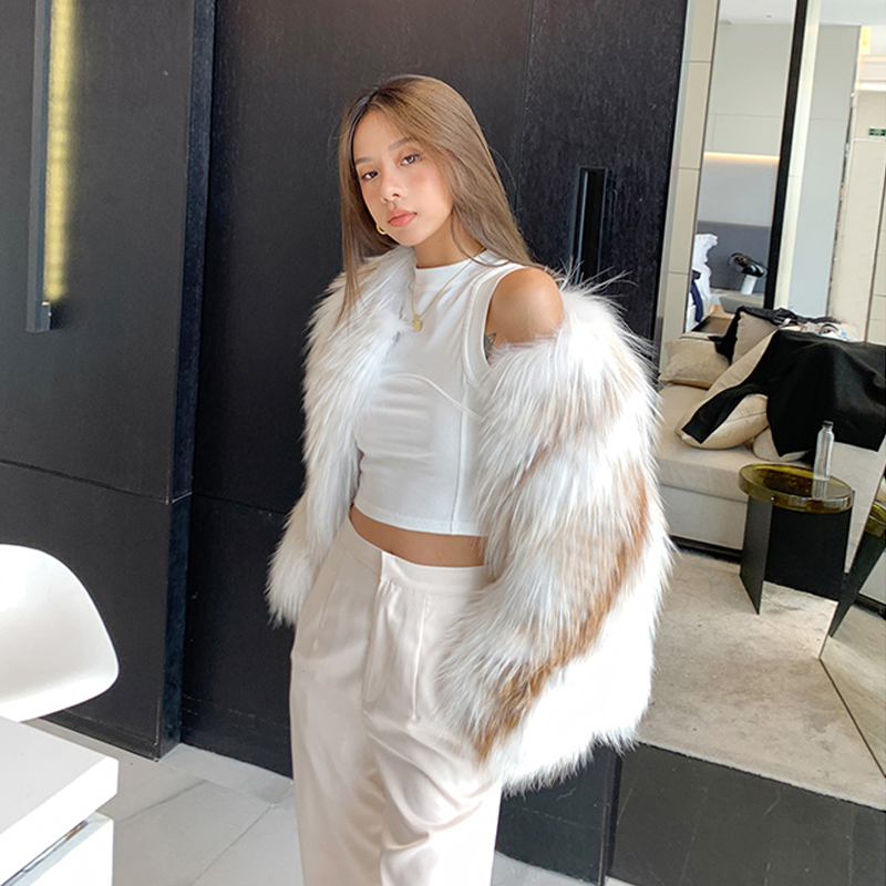 2022 new heavy-duty leather jackets slim women's autumn and winter coats