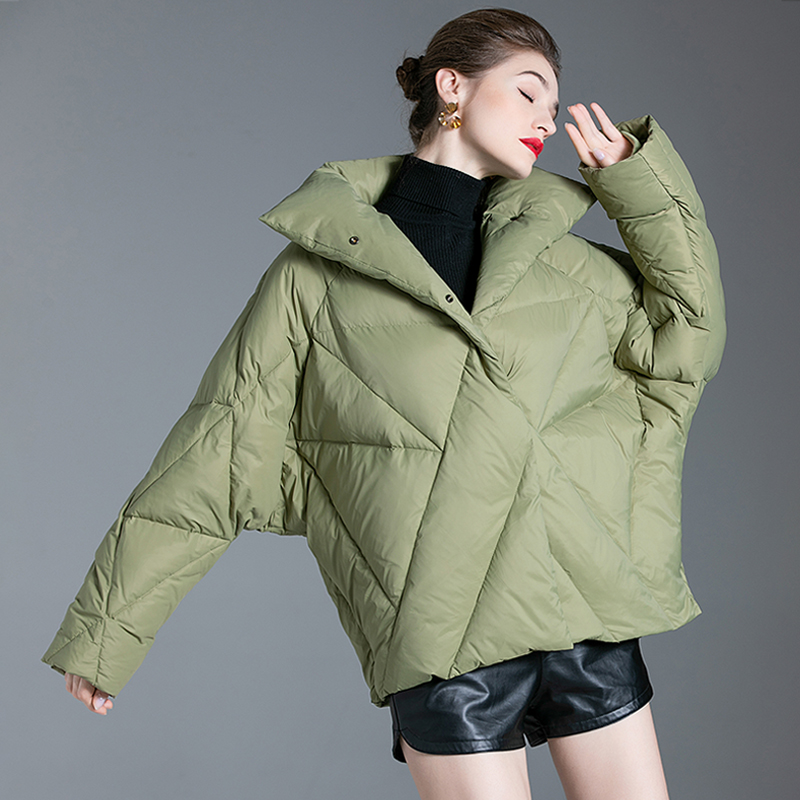 Women Jacket Winter Down Coat Latest Designs Black Thicken Bubble Coats For Ladies Casual Warm Cotto