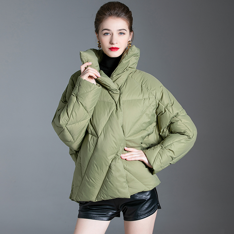 Women Jacket Winter Down Coat Latest Designs Black Thicken Bubble Coats For Ladies Casual Warm Cotto