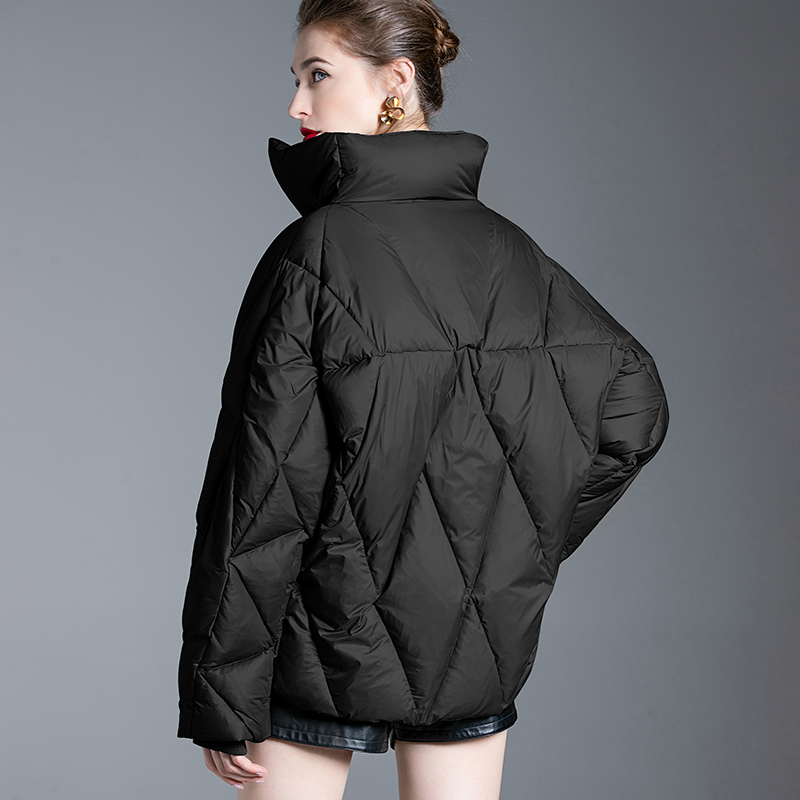Women Jacket Winter Down Coat Latest Designs Black Thicken Bubble Coats For Ladies Casual Warm Cotto