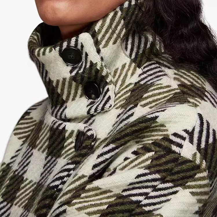 Double Breasted Factory Custom winter women coats plus size women's coats wool coats for women