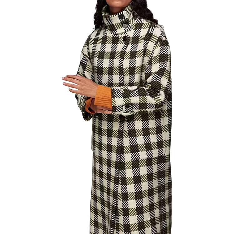 Double Breasted Factory Custom winter women coats plus size women's coats wool coats for women