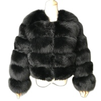 Custom Wholesale Winter Lady Fur Fox Jacket Coat Luxury Fashion Natural Sheep Shearing Luxury Real F