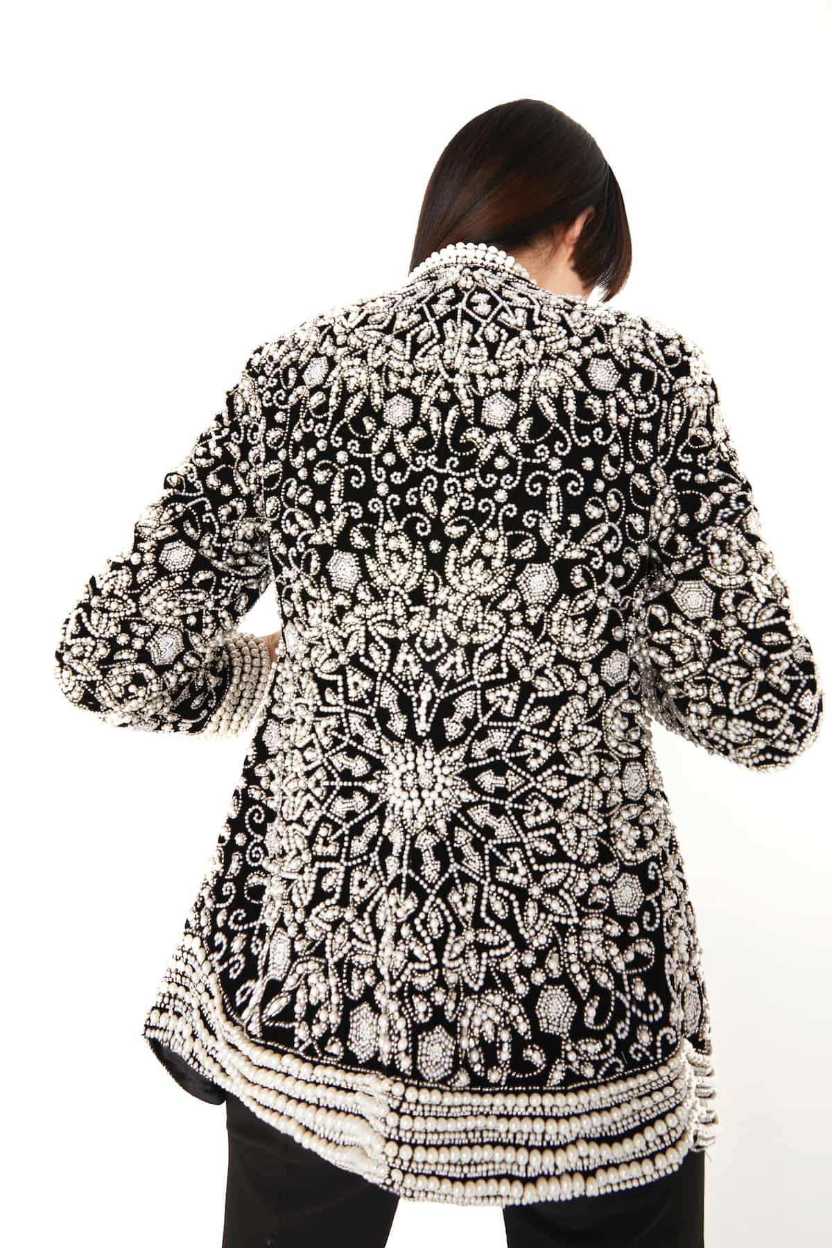 Crystal Handmade Ladies Womens Blazer Jacket Balman Jacket Bomber Ladies Fashion New Blazer