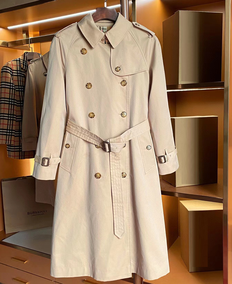 Women Double Breasted Jackets Heritage Trench Coat