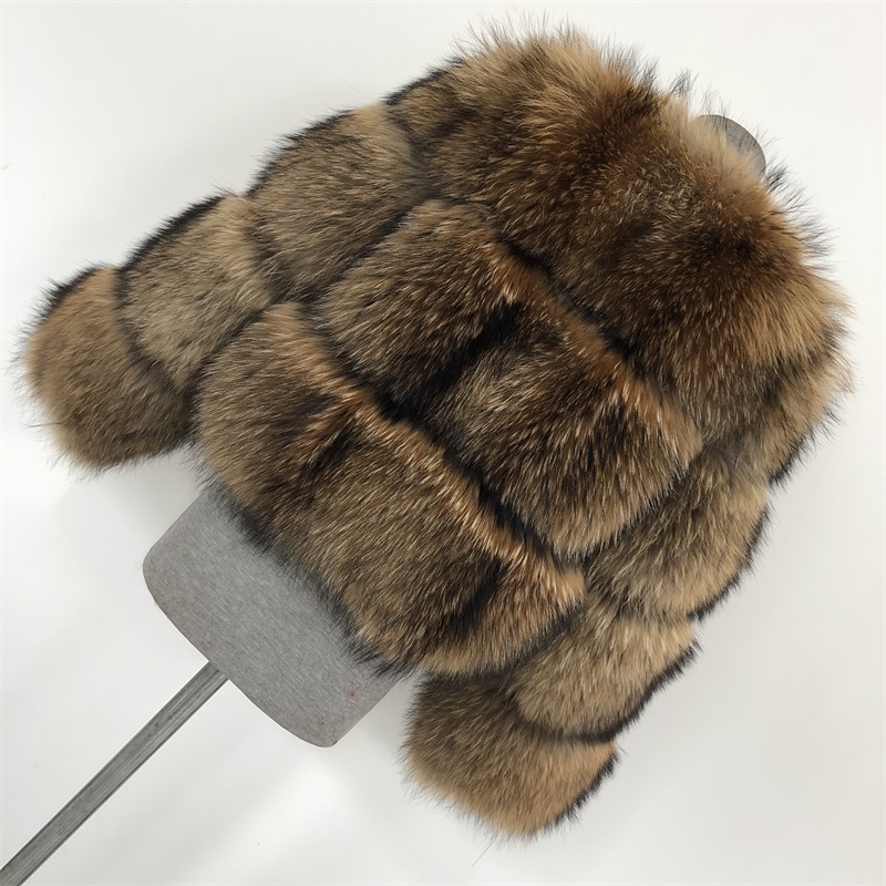 2020 High Quality Good Prices racoon fur coat real raccoon