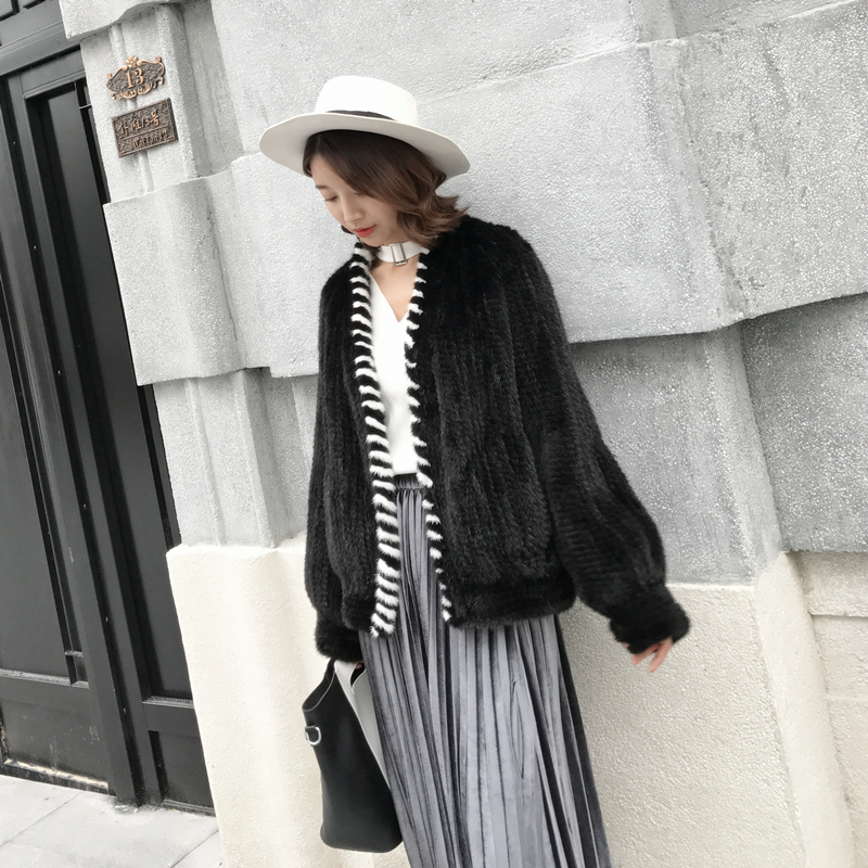 women's coats new design fur coat mr & mrs furs real mink fur jacket with square collar