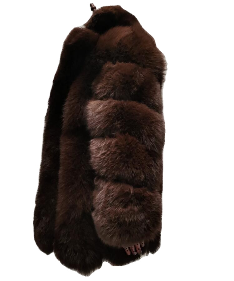 New Fashion Ladies Winter Real Fur Coats Women Real Fox Fur Jacket Coats thick fox fur coats