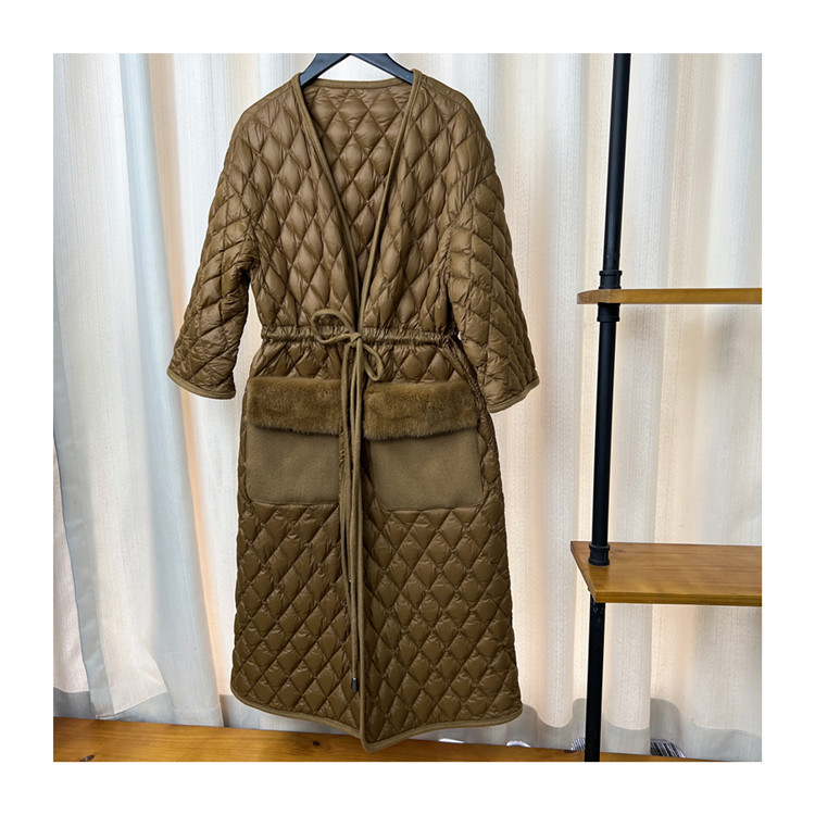 Factory Wholesale High Quality Women Double Face Cashmere Coats Women Winter Soft Wool Coats Long Tr