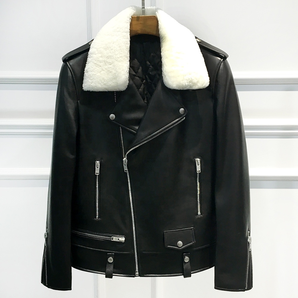 Wholesale Super Fashion Autumn Winter Suede Faux Leather Women Jacket