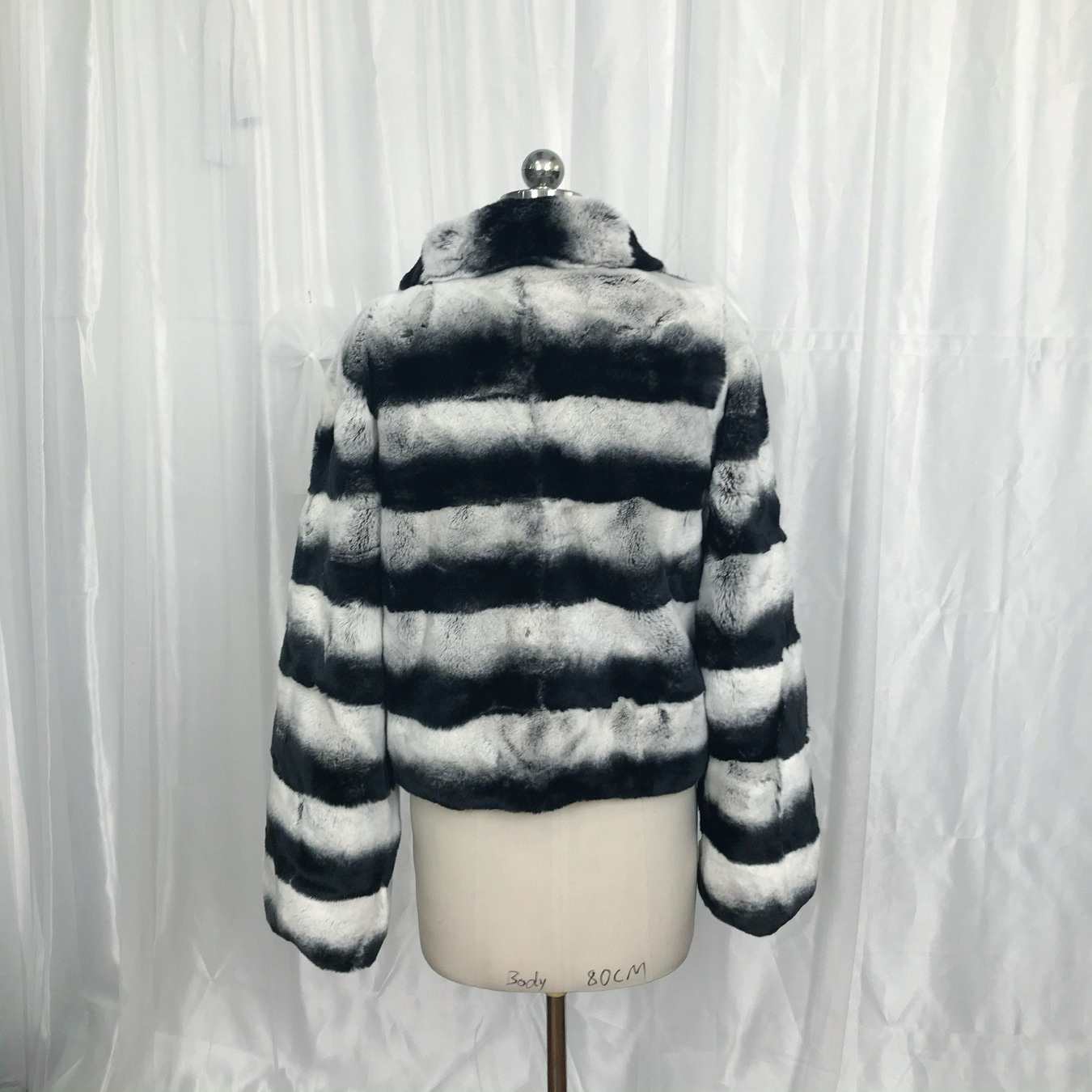 2021 New Arrival Winter Warm Chinchilla Jacket Women Real Rex Rabbit Fur Coat For Ladies