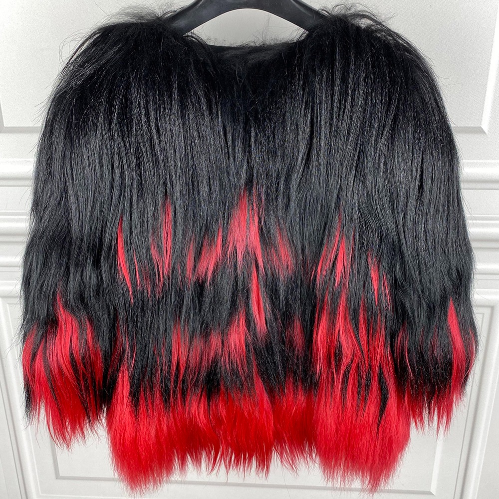 Ladies Natural Goat Fur Jacket 2021 New Design Real Fur Coat For Women