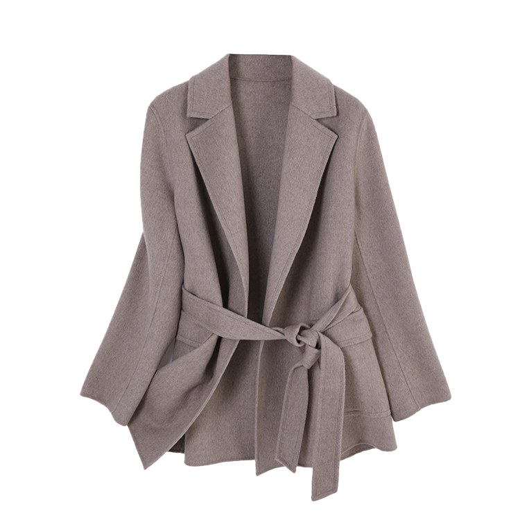 2020 Long sleeve fall casual women real cashmere 100 % coats