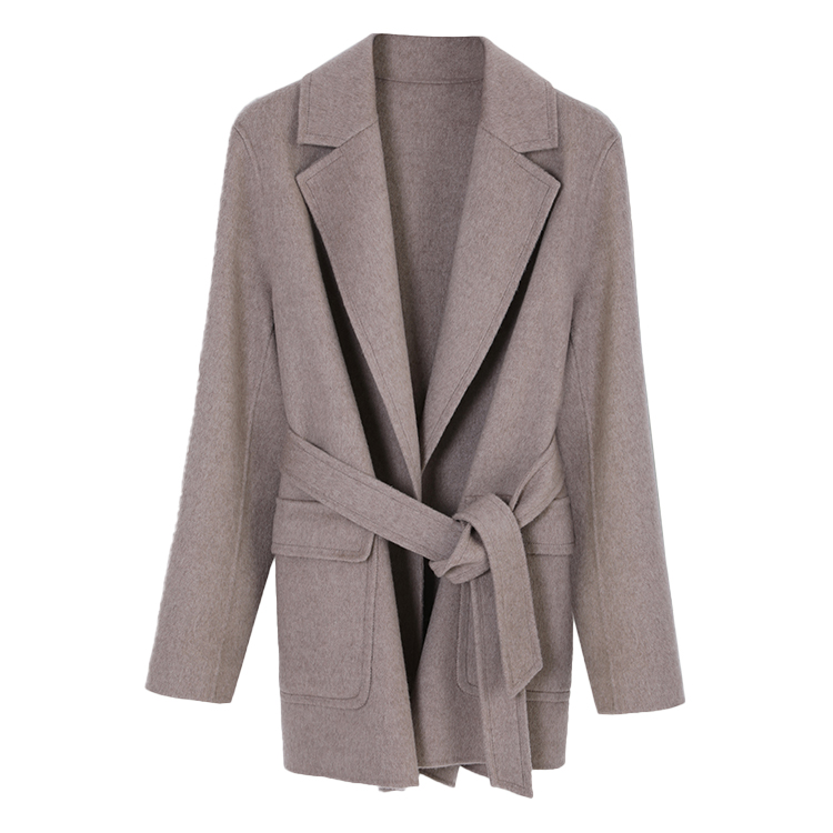 2020 Long sleeve fall casual women real cashmere 100 % coats