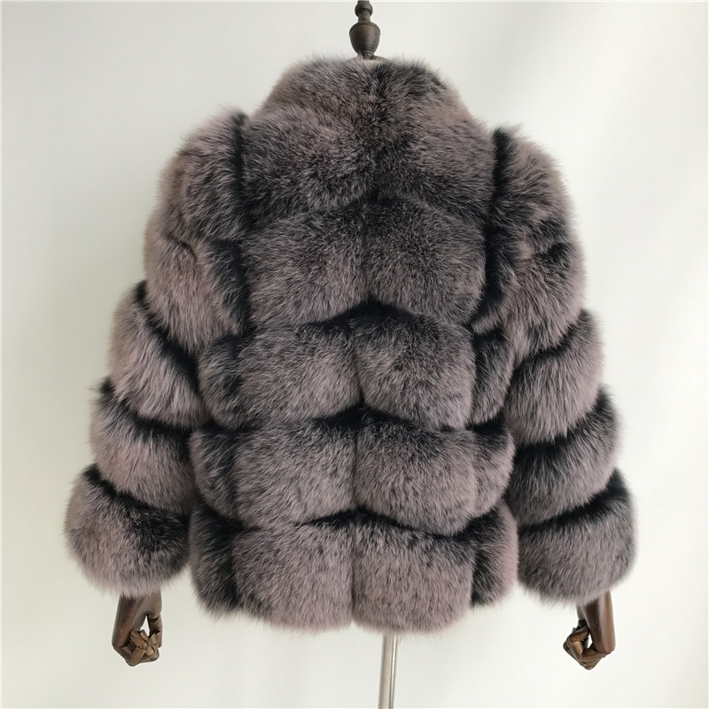 Casual Natural Fox Fur Coat Women Wholesale Winter Autumn Short Fur Jacket Genuine Fox Clothes Real 