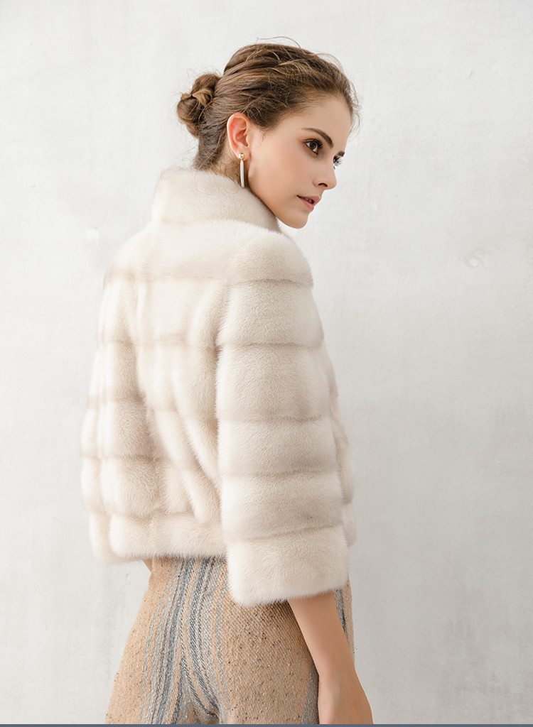 YQ270 free shipping Winter Women mink fur coat