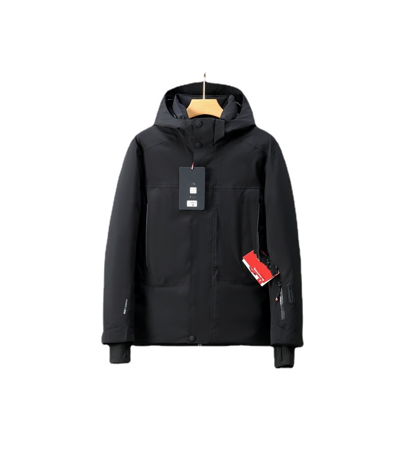 Winter 2022 New style warm hooded trend thickened coat top men's down jackets