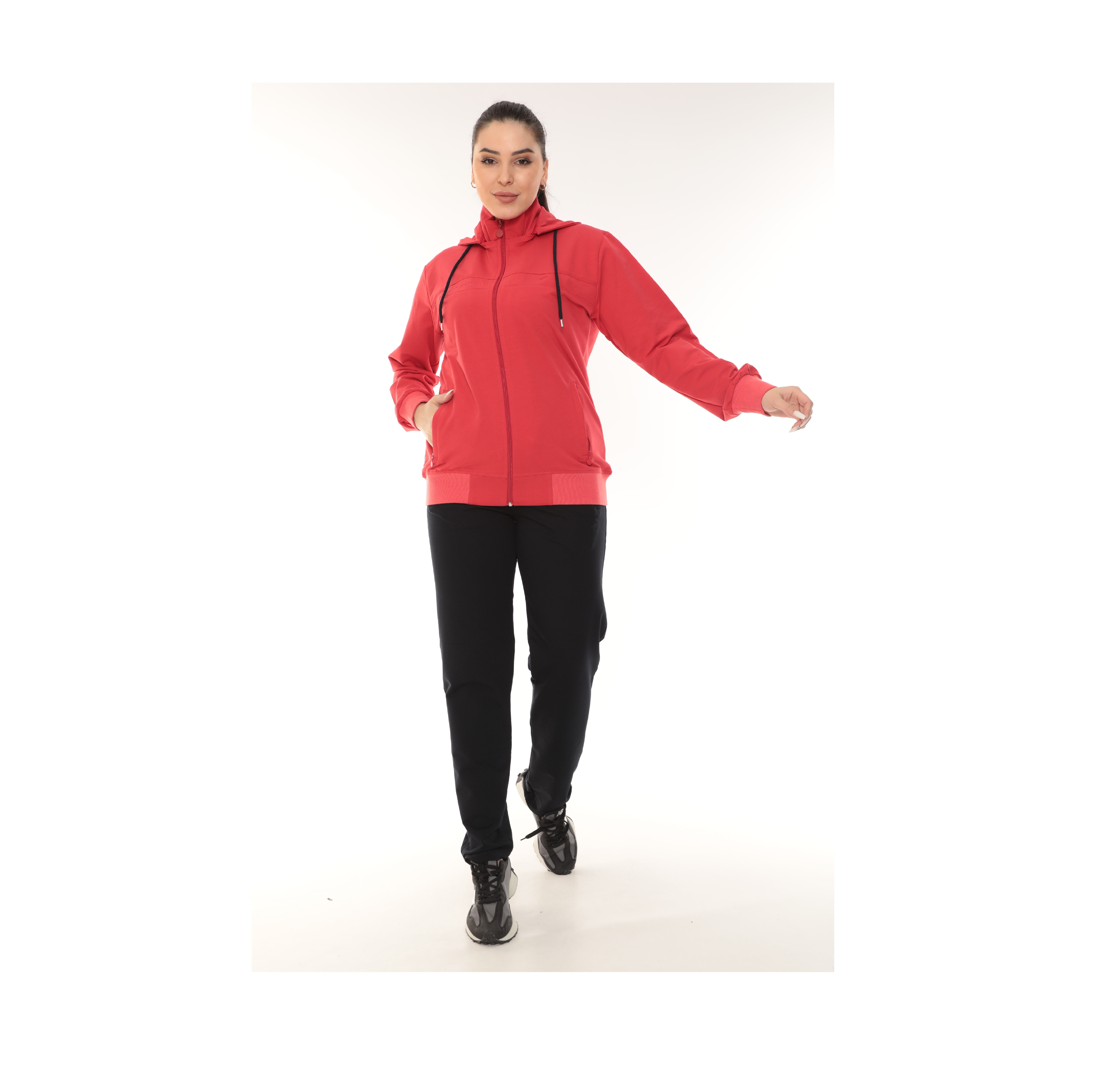 2022 New Customized Cotton Best Quality Sports Tracksuitset Jogger Set Clothes For Women  - Made in 