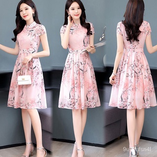 Women's Dresses Cheongsam Improved Dress New Women's Wear 2020 New Arrival Summer Dress Mid-length S