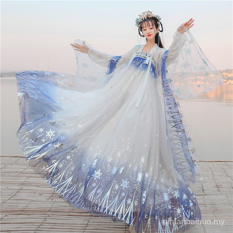 [Hot Girl Exquisite Life Home Furnishing Store] Moyuyunyan Original Hanfu [White Head Yin] Female Ge