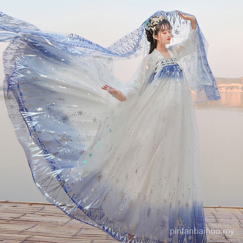 [Hot Girl Exquisite Life Home Furnishing Store] Moyuyunyan Original Hanfu [White Head Yin] Female Ge
