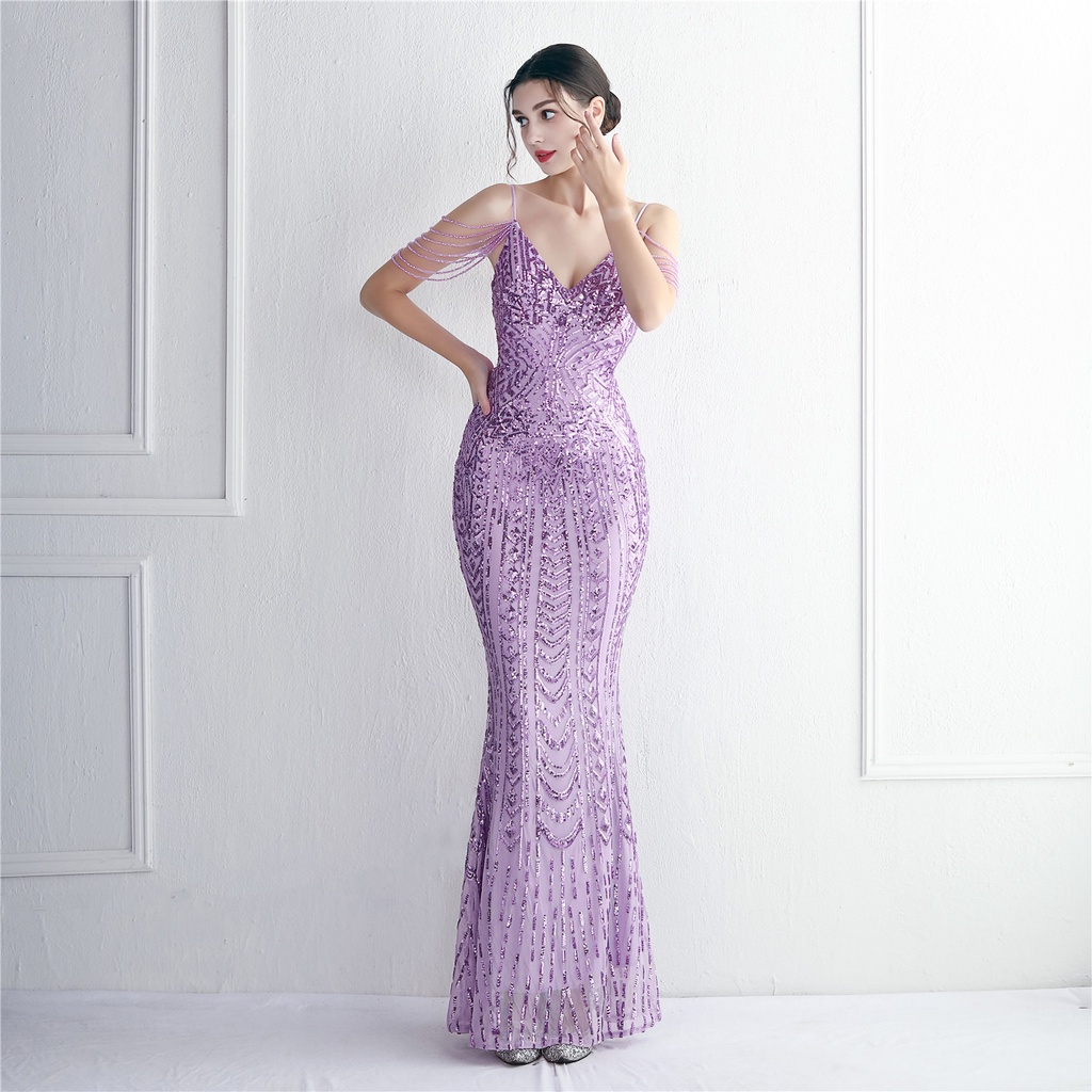 Women Wedding Dress Bridal Evening Gown Dinner birthday Party Dress Off Shoulder Maxi Dress Bridal T