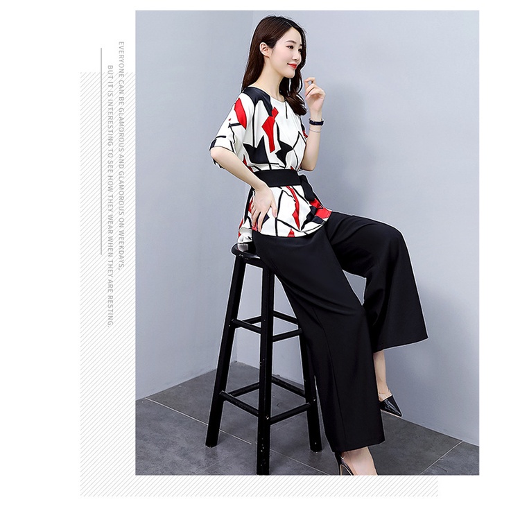 Korean Fashion Style Women Casual Set Wear Female Ladies Office Elegant Formal OL Work Wear Loose Sh
