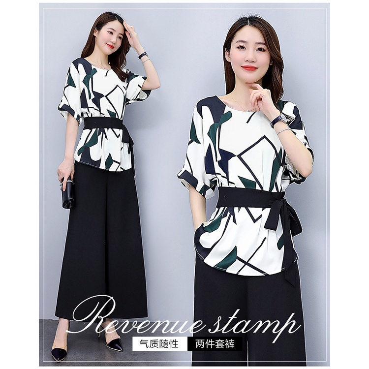 Korean Fashion Style Women Casual Set Wear Female Ladies Office Elegant Formal OL Work Wear Loose Sh