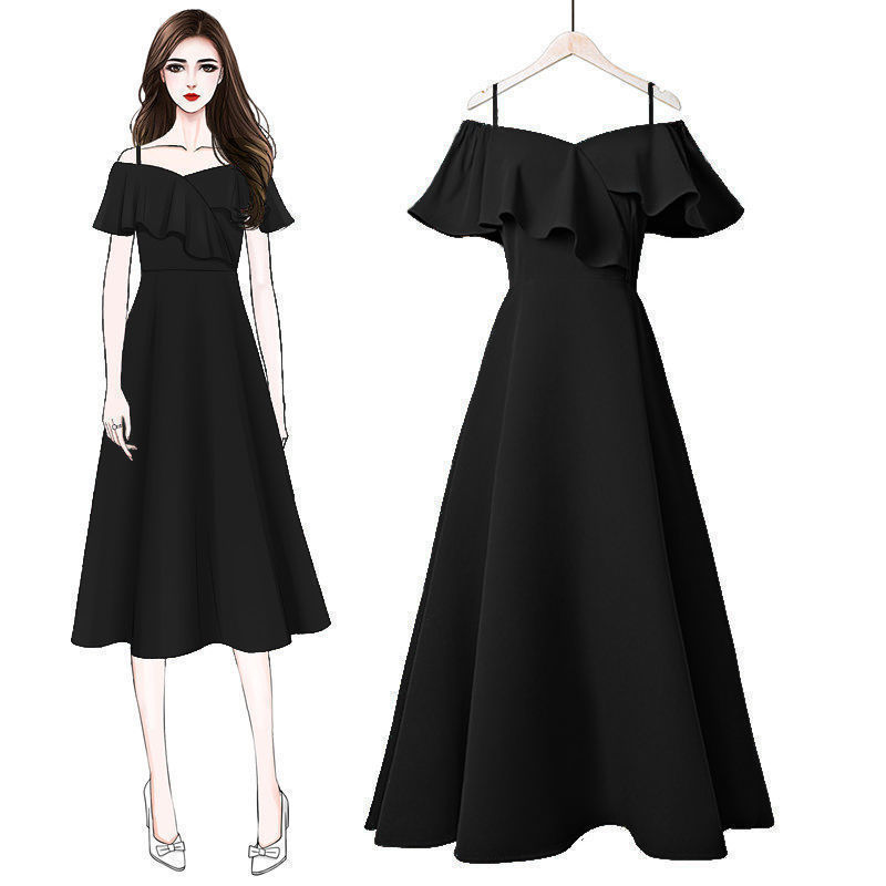 High Quality Women dress Plussize dress Red Black Green dress Summer dress Prom dress