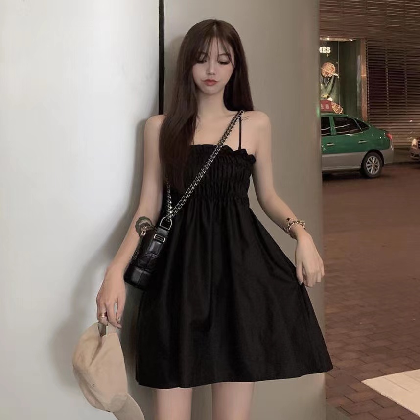 black dress for woman trendy party halter sleeveless fitted summer off shoulder dress sexy sunday co