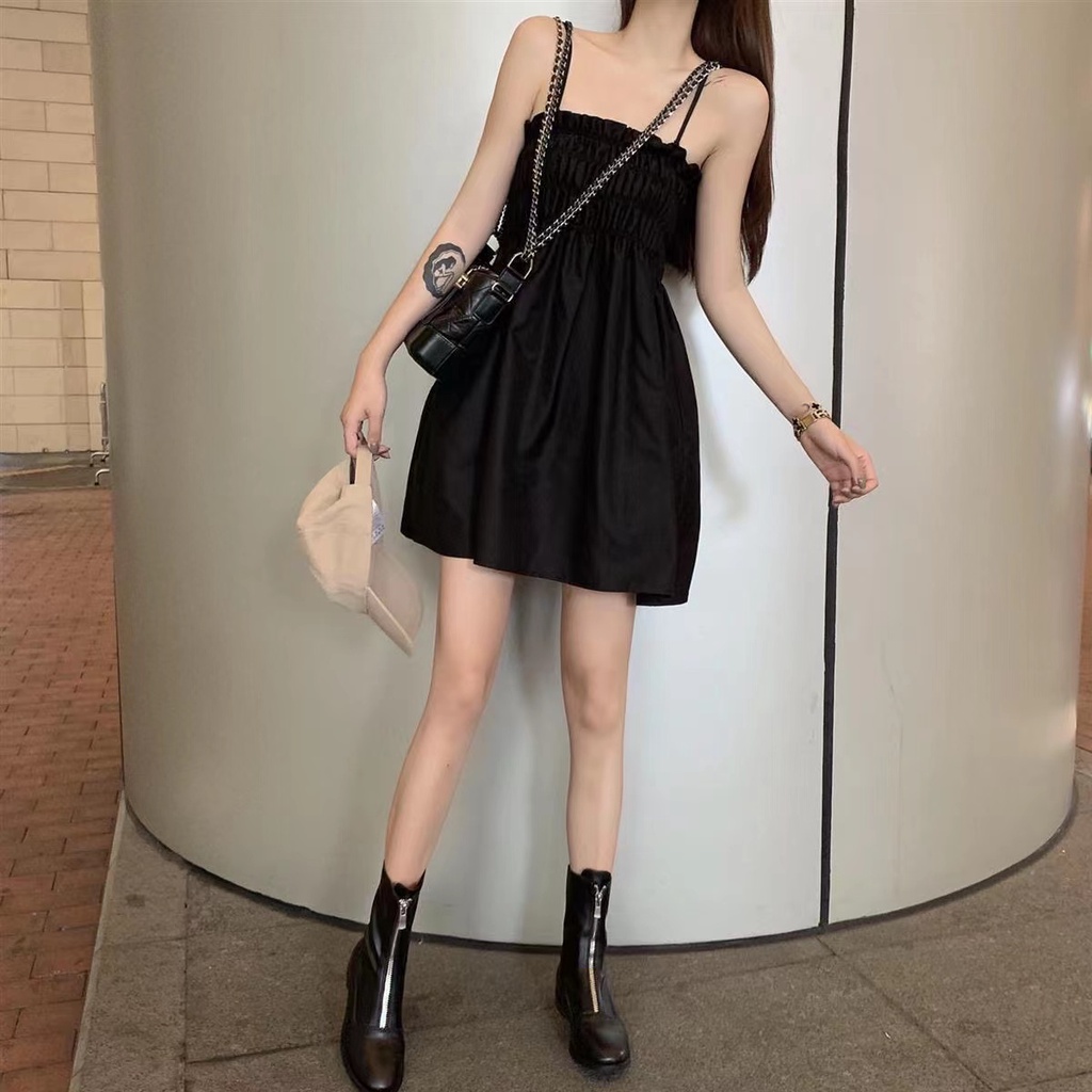 black dress for woman trendy party halter sleeveless fitted summer off shoulder dress sexy sunday co
