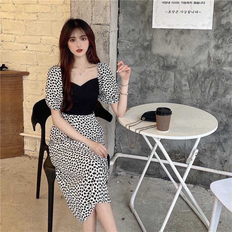 summer long bodycon plus size dress puff sleeve dress semi formal dress casual dress sunday dress sw
