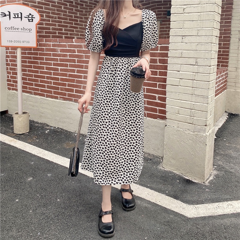 summer long bodycon plus size dress puff sleeve dress semi formal dress casual dress sunday dress sw