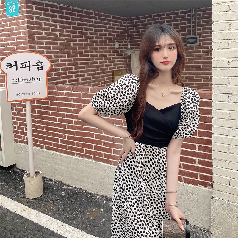 summer long bodycon plus size dress puff sleeve dress semi formal dress casual dress sunday dress sw