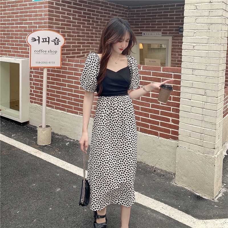 summer long bodycon plus size dress puff sleeve dress semi formal dress casual dress sunday dress sw