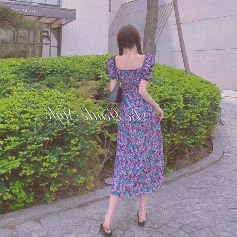 Elegant slim fit dress fairy lady Super fairy Mori style light luxury design French retro minority w