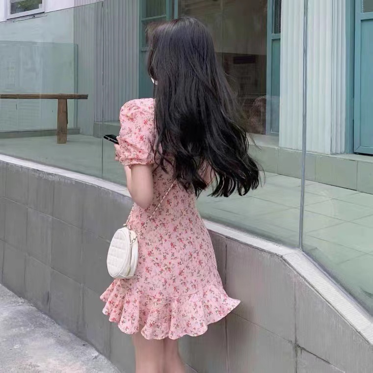 summer dress floral dress fairy dress korean dress party dress mini dress sunday dress vintage dress