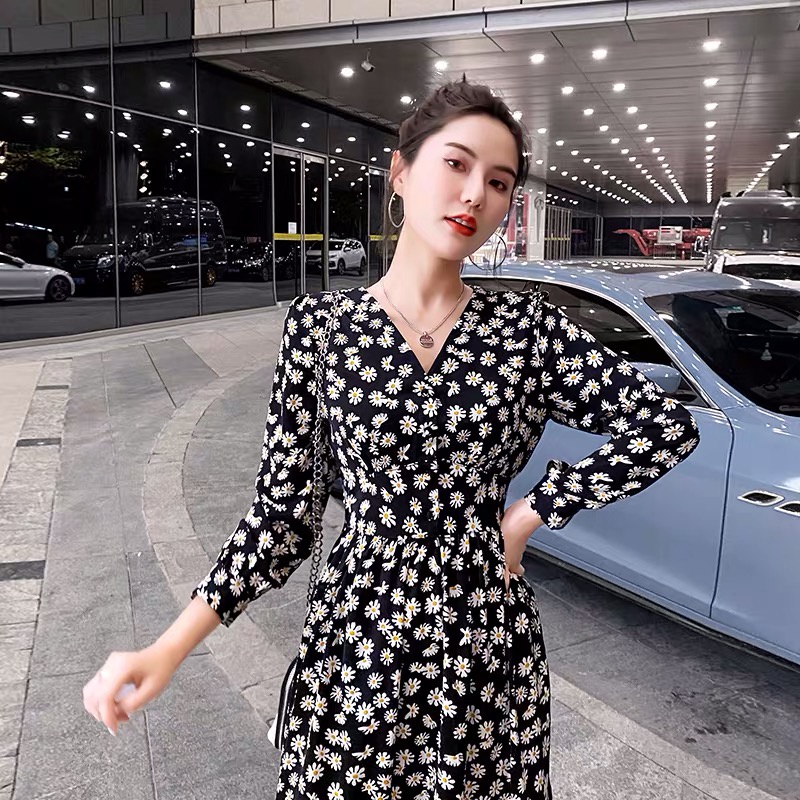 korean beach dress prom long sleeve dress princess dress women elegant dress fairy party dress overa