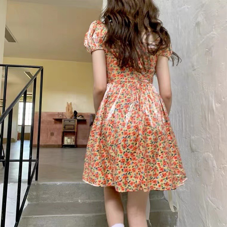 princess dress fairy dress korean dress floral dress summer dress midi dress party dress trendy dres